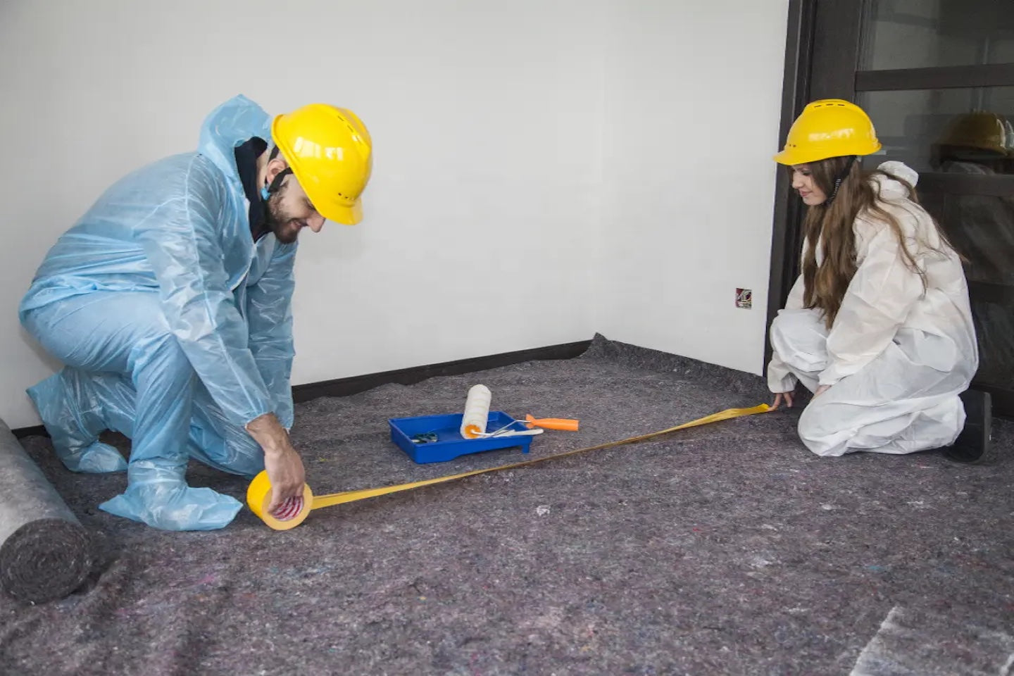 Malervlies und Abdeckvlies - 180 g / qm - Maler Zubehör - Klebemeister