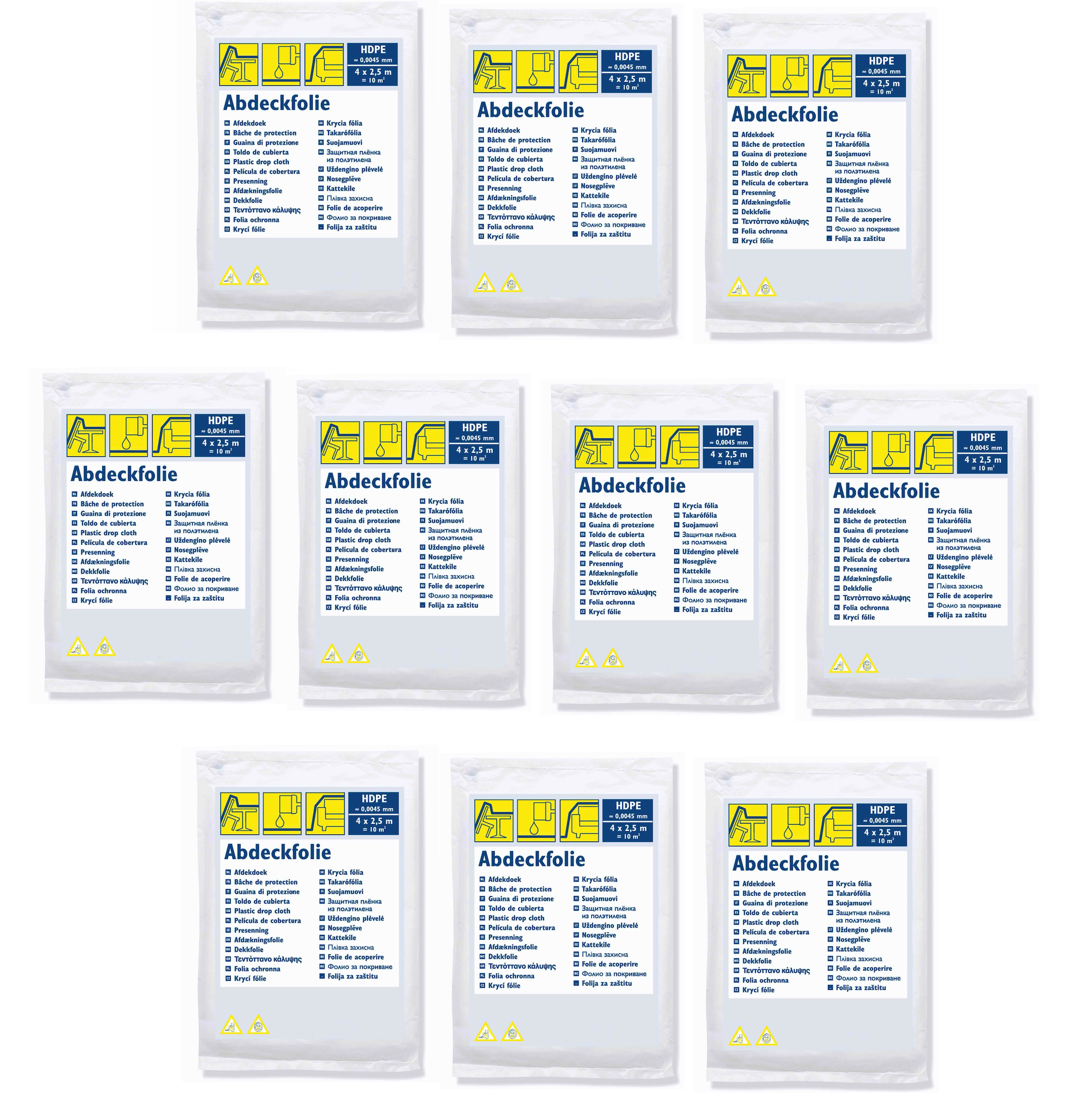 Abdeckfolie ⎥ Malerplane ⎥ Bauplane