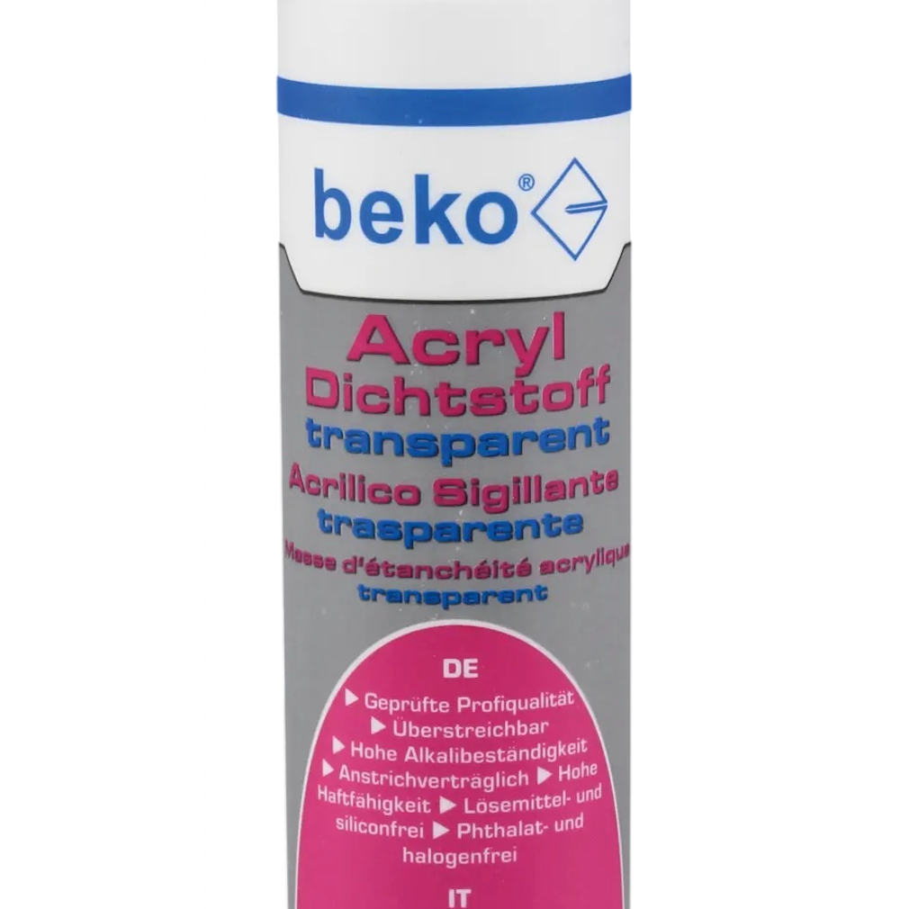 beko® Acryl-Dichtstoff, transparent