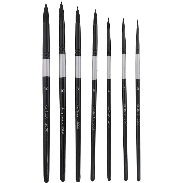 Aquarellpinsel-Set, 7-tlg