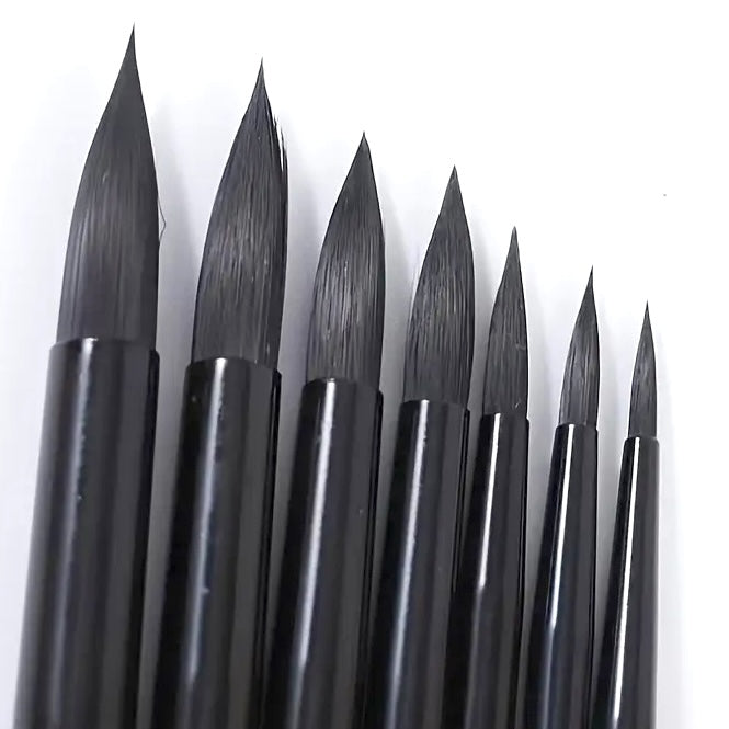 Aquarellpinsel-Set, 7-tlg