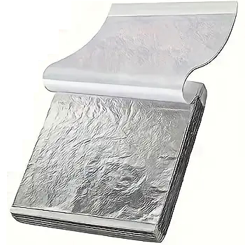 Blattfolien ⎥ Farbe: Silber – 100 Blatt