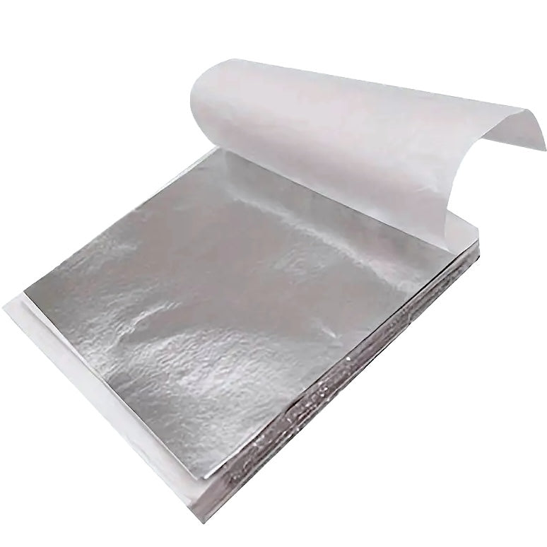 Blattfolien ⎥ Farbe: Silber – 100 Blatt