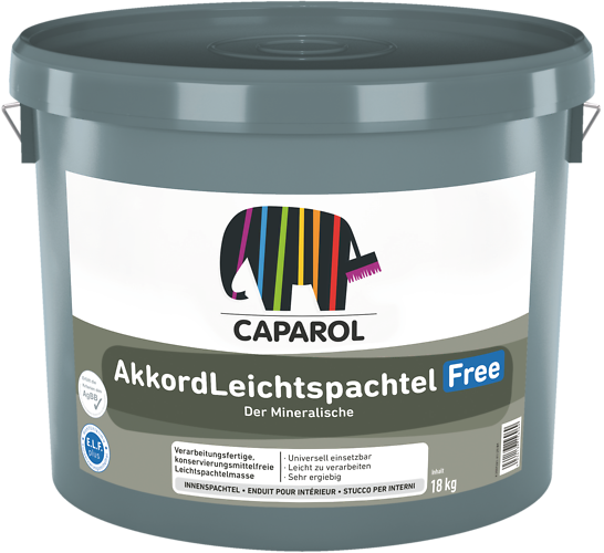 Caparol_Akkordleichtspachtel_Free_18kg