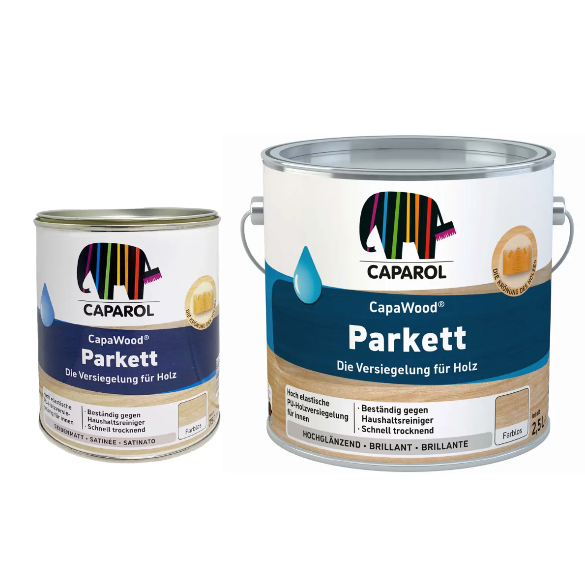 CAPAROL® CapaWood Parkett (früher: Capadur Parkett- und Siegellack) | Versiegelung für Holz