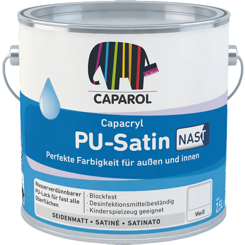 caparol capacryl-pu-satin weiß Acryllack für Außen und Innen
