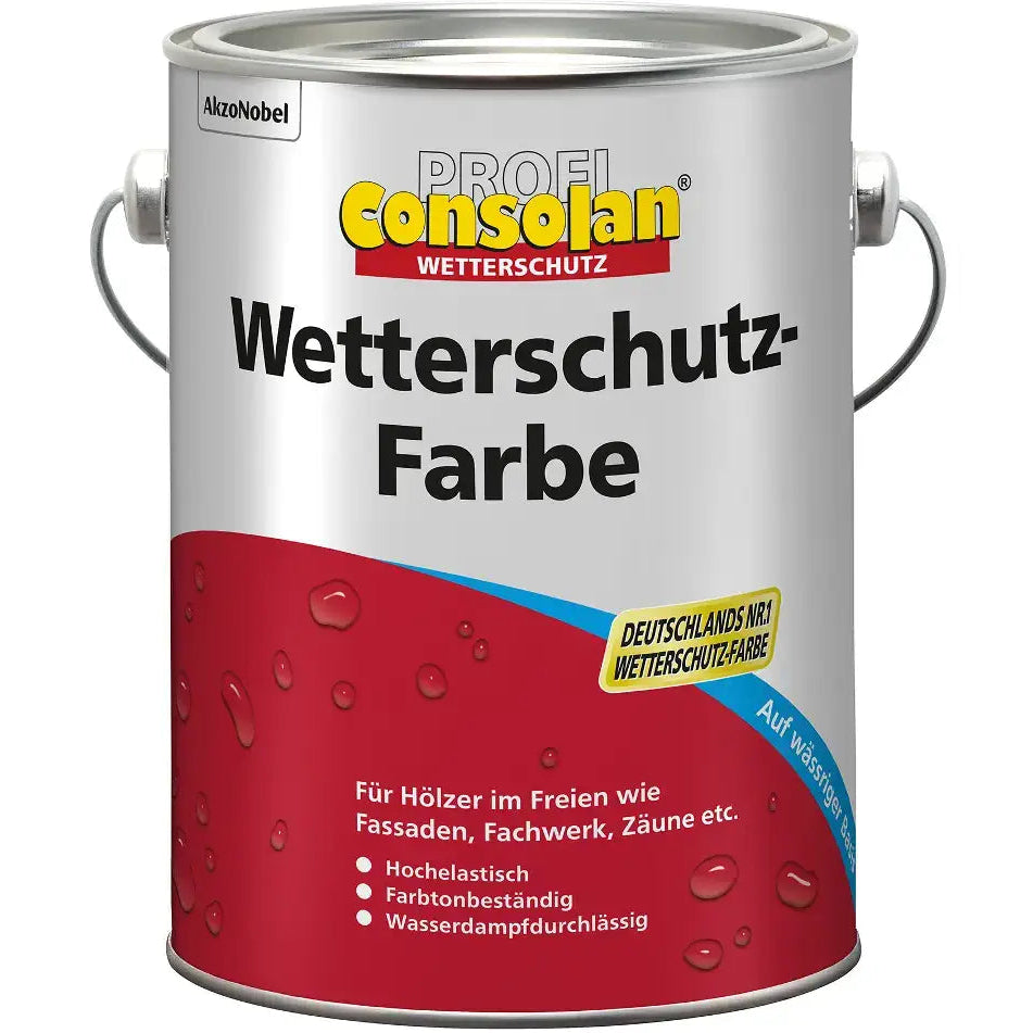 Consolan Wetterschutzfarbe Grundierung Notwendig