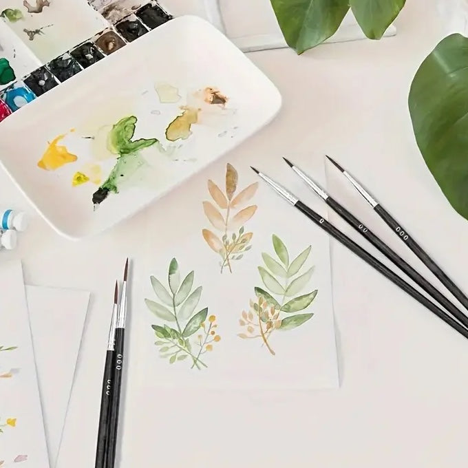 Feinmalpinsel-Set für Miniatur- & Bastelarbeiten, 30-tlg