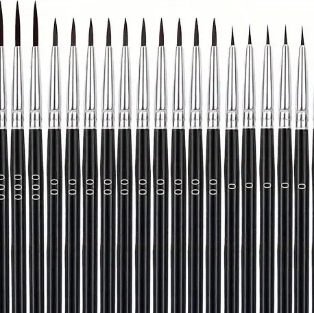 Feinmalpinsel-Set für Miniatur- & Bastelarbeiten, 30-tlg
