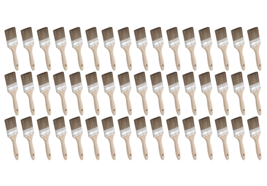Flachpinsel MonTex braun⎥3 Größen