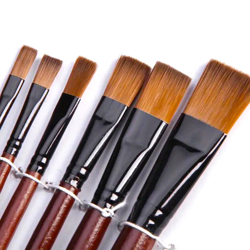 Klassisches Künstlerpinsel-Set, 6-tlg