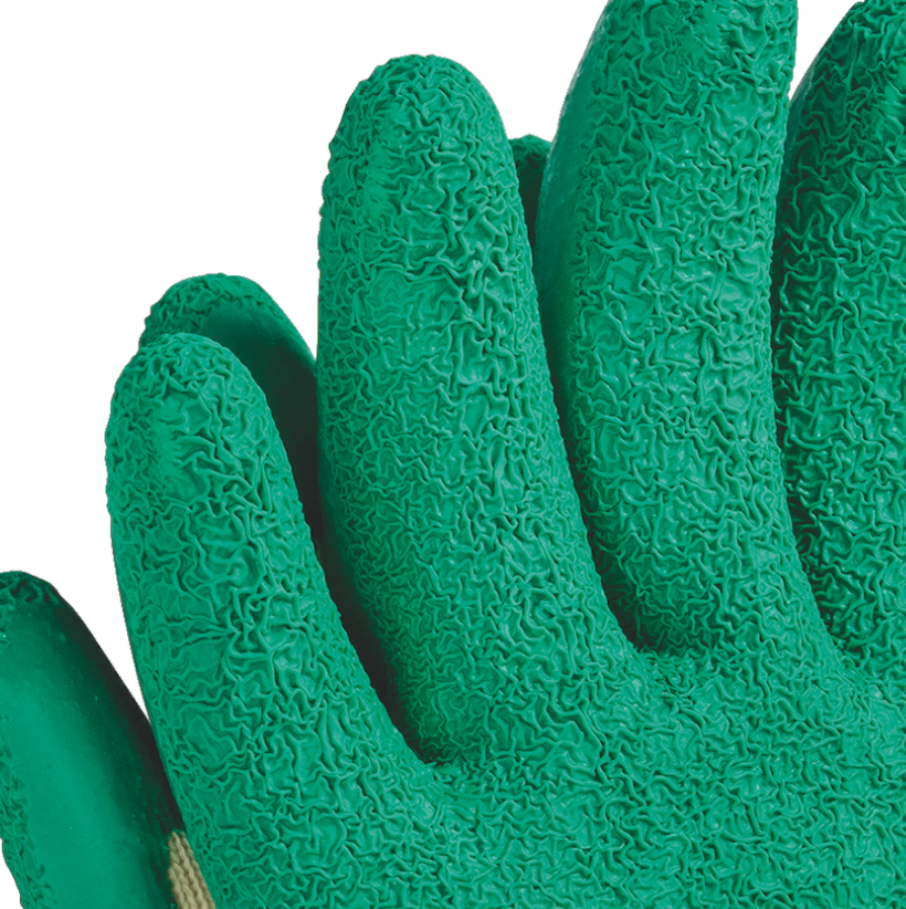 Latexhandschuhe, mittel geraut