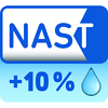 Logo NAST wasserverduennbar 10 Prozent