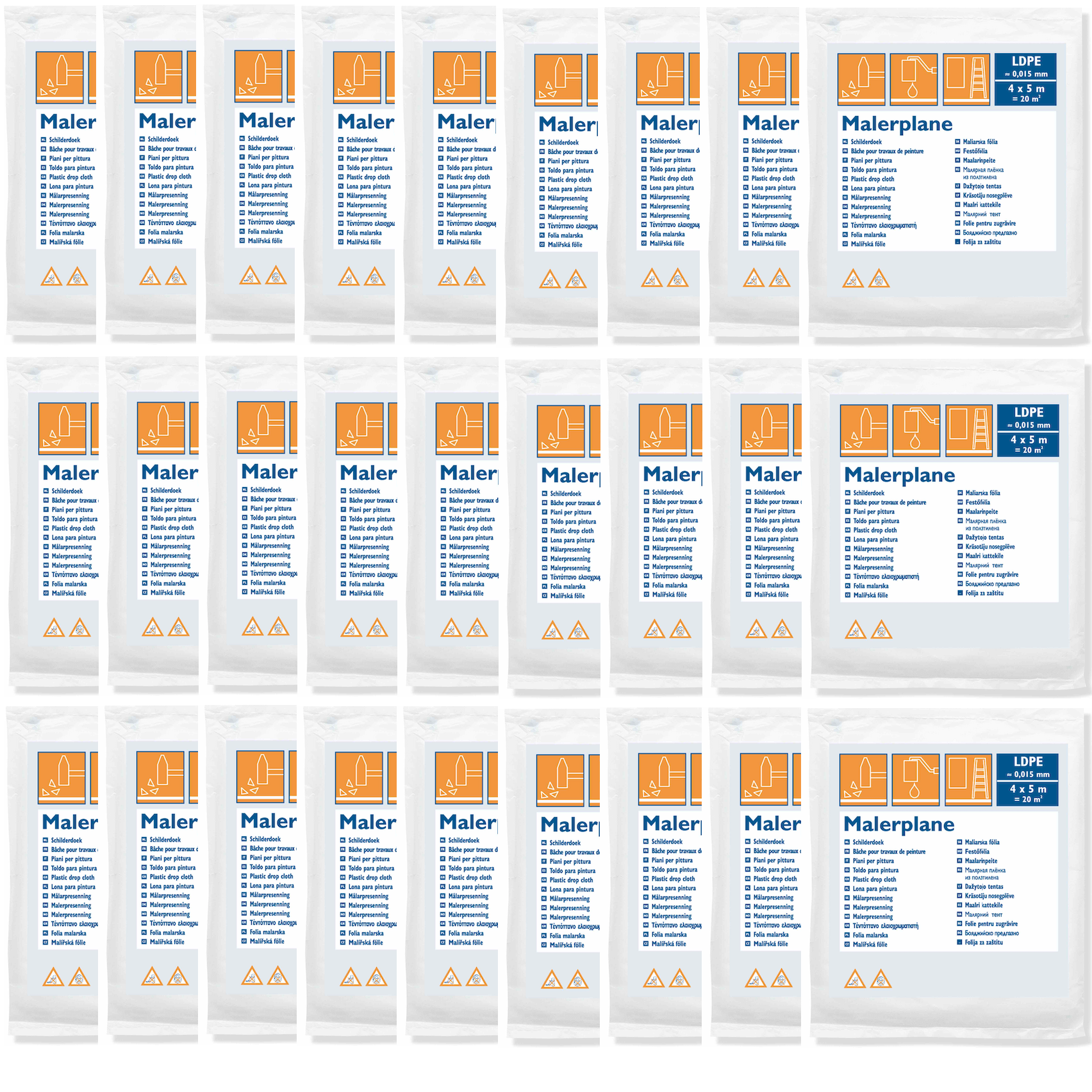 Abdeckfolie ⎥ Malerplane ⎥ Bauplane