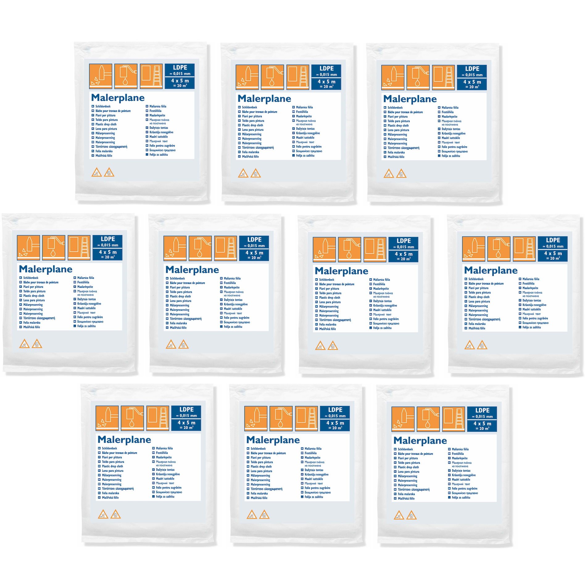 Abdeckfolie ⎥ Malerplane ⎥ Bauplane