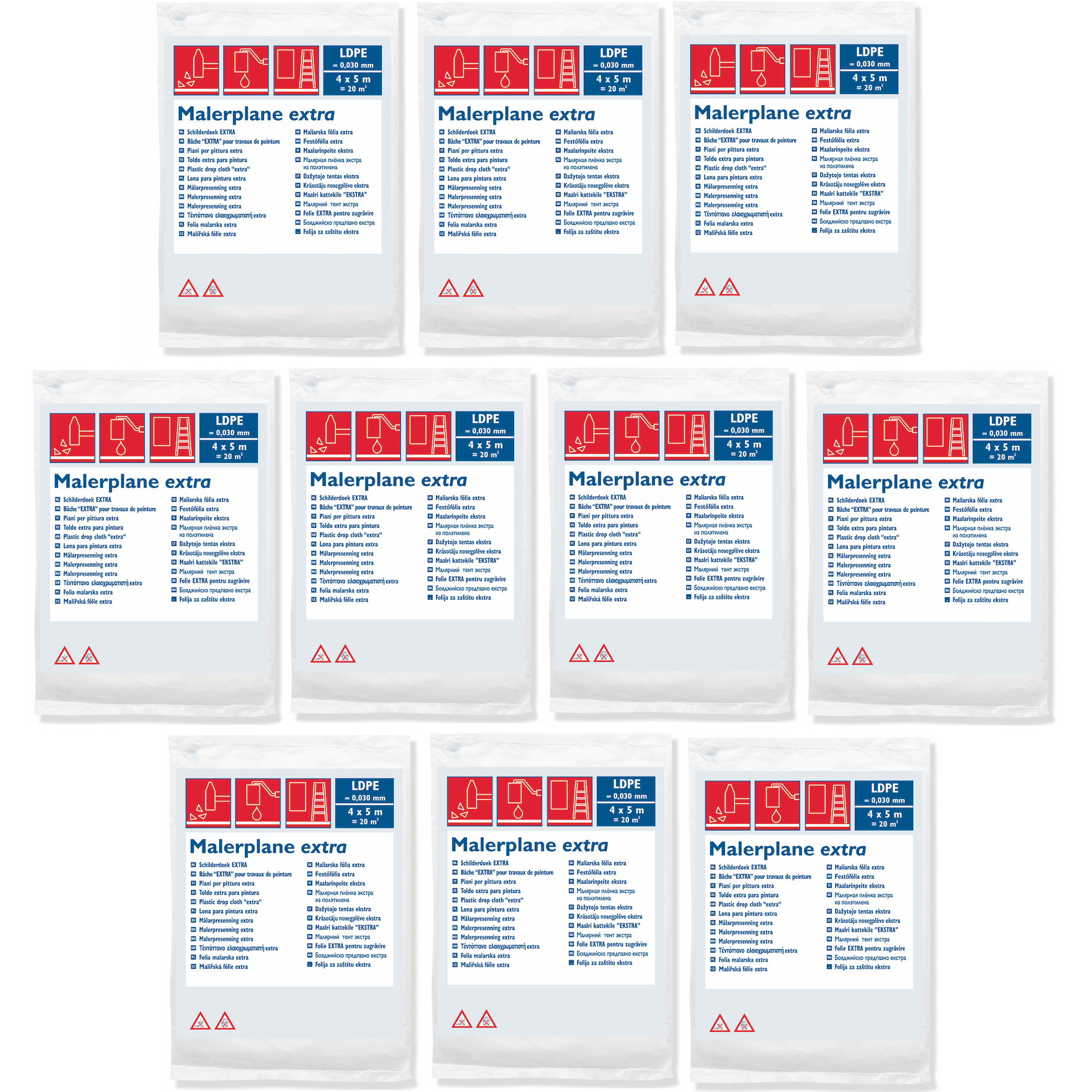 Abdeckfolie ⎥ Malerplane ⎥ Bauplane