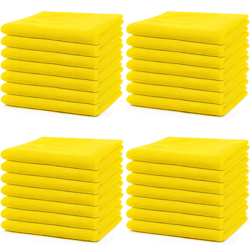 Dünne Mikrofasertücher XL Gelb, 120g/m²-150g/m² (ab 10er Pack)