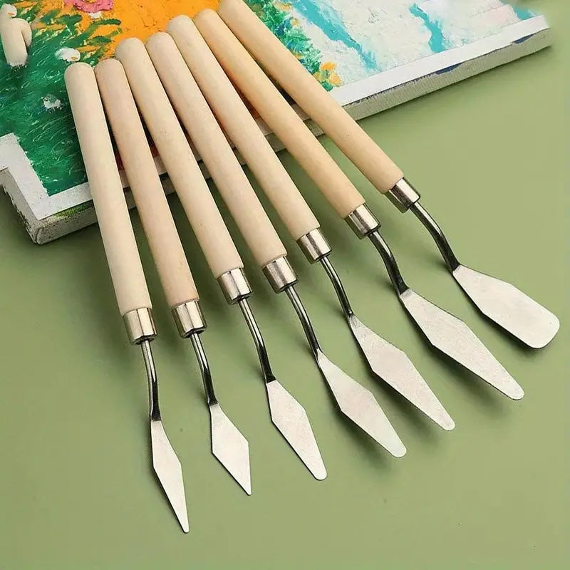 Palettenmesser / Malmesser, 7-teilig