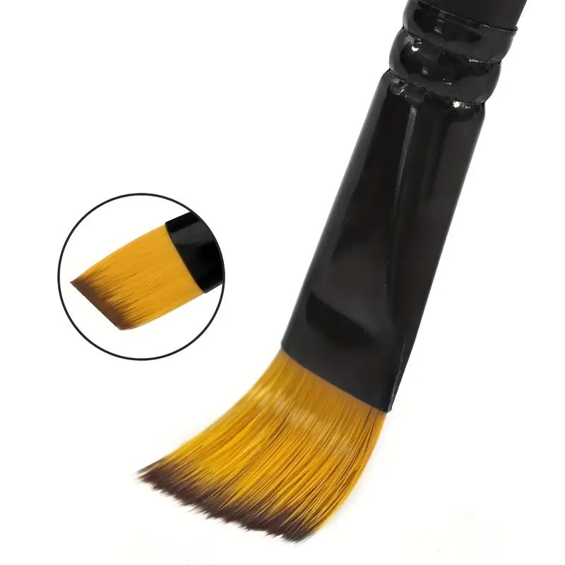 Pinselset (6-tlg) für Acryl-/Öl-/Wasserfarben