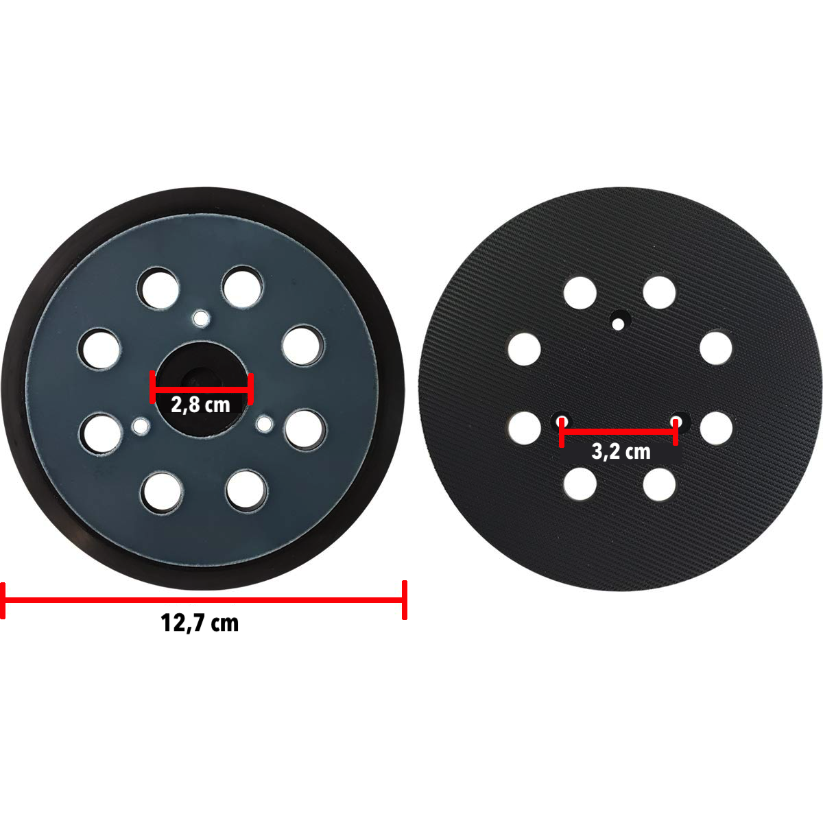 Ersatz-Schleifpad (Schleifteller) für Ø 125 mm