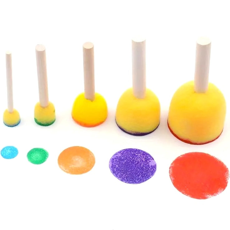 Schwammpinsel-Set, 5-tlg