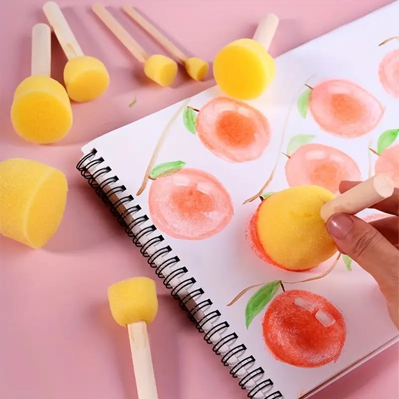 Schwammpinsel-Set, 5-tlg - klebemeister.eu