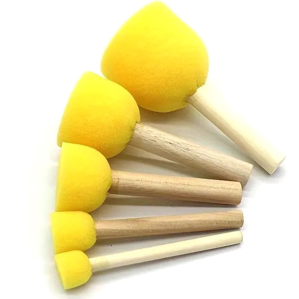 Schwammpinsel-Set, 5-tlg