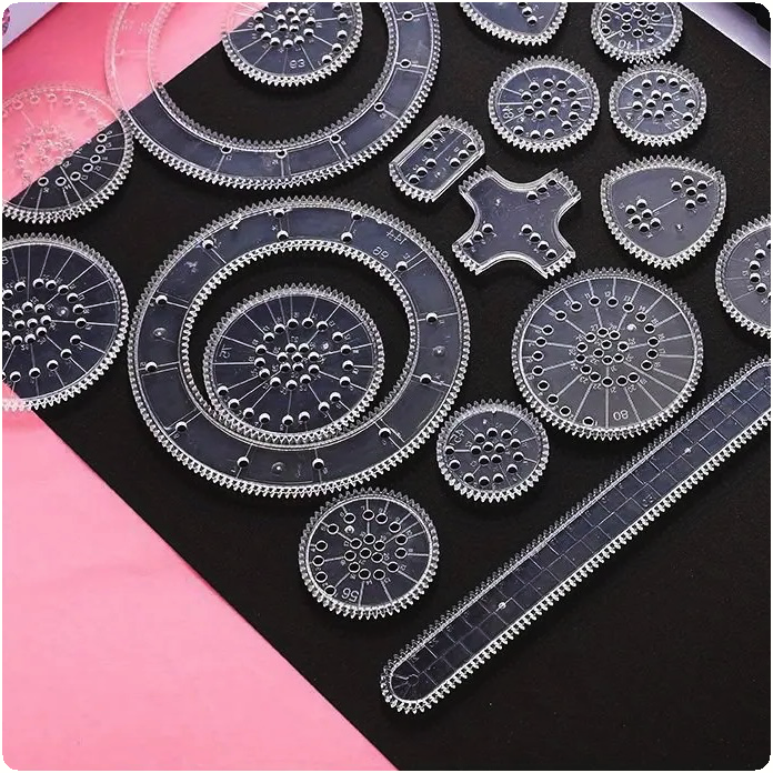 Spiral-Lineal-Set, 22-tlg