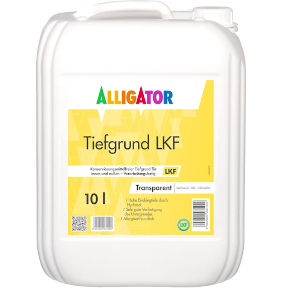 Alligator Tiefgrund LKF (10l) | Hydrosol-Tiefgrund für Innen und Außen