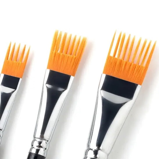 Zackenborsten-Pinsel-Set, 4-tlg