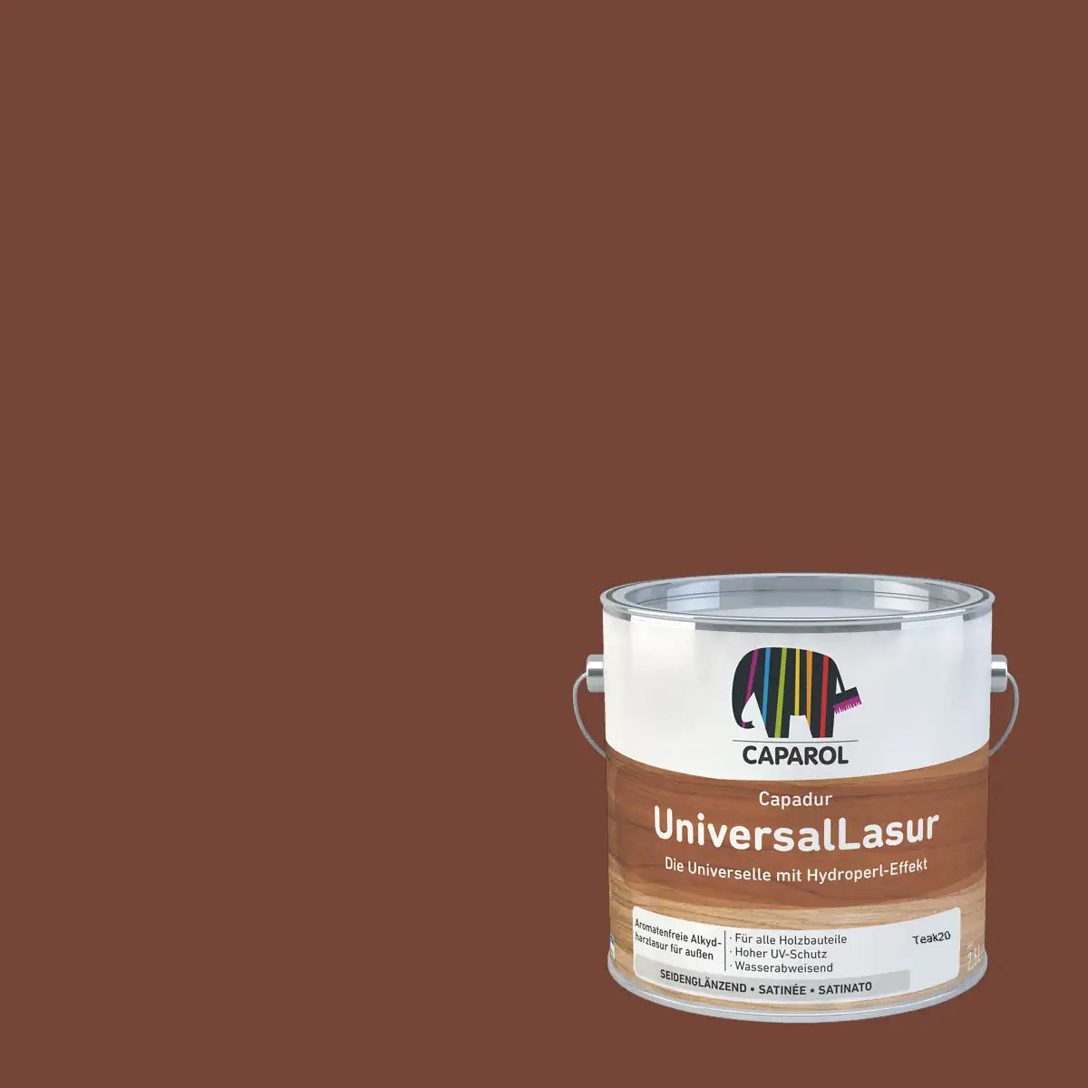 CAPAROL® Capadur Universallasur, Holzlasur, verschiedene Farben, seidenglänzend, 750ml / 2.5L