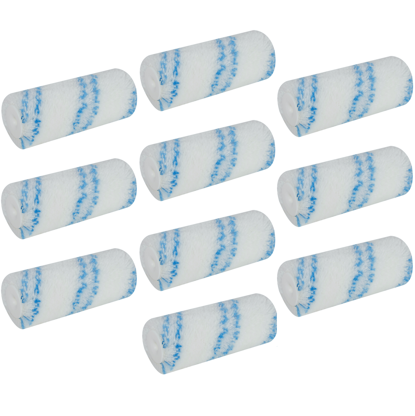 10er Set ⎥ Malerwalze "Durotex", Breite 10cm, Pol 12mm, Kern17