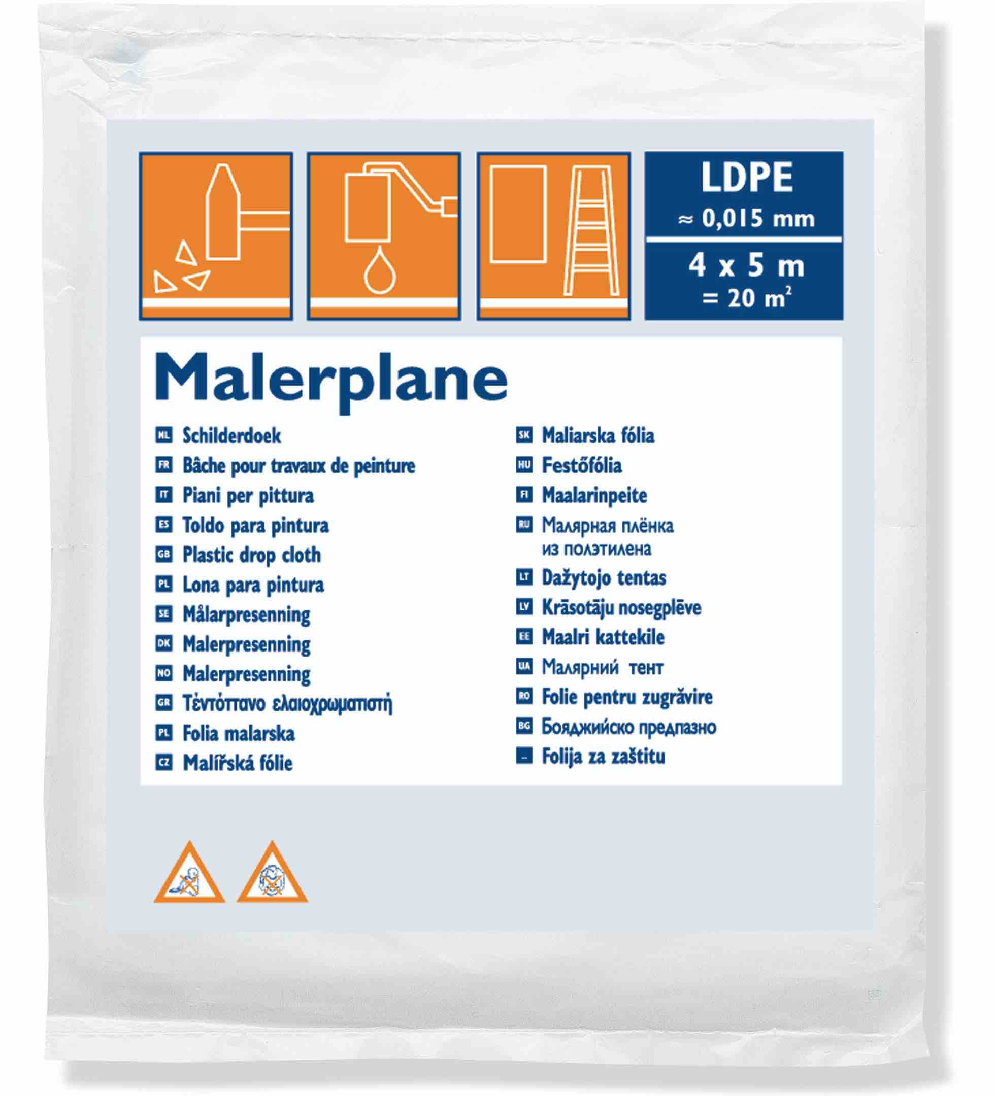 Abdeckfolie ⎥ Malerplane ⎥ Bauplane