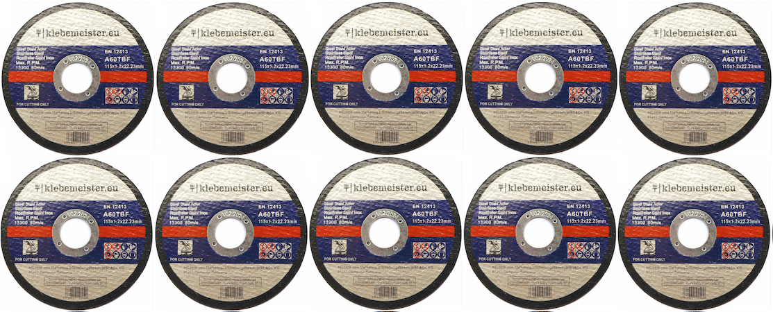 Trennscheiben ∅115mm STAHL INOX - ab 10er Pack