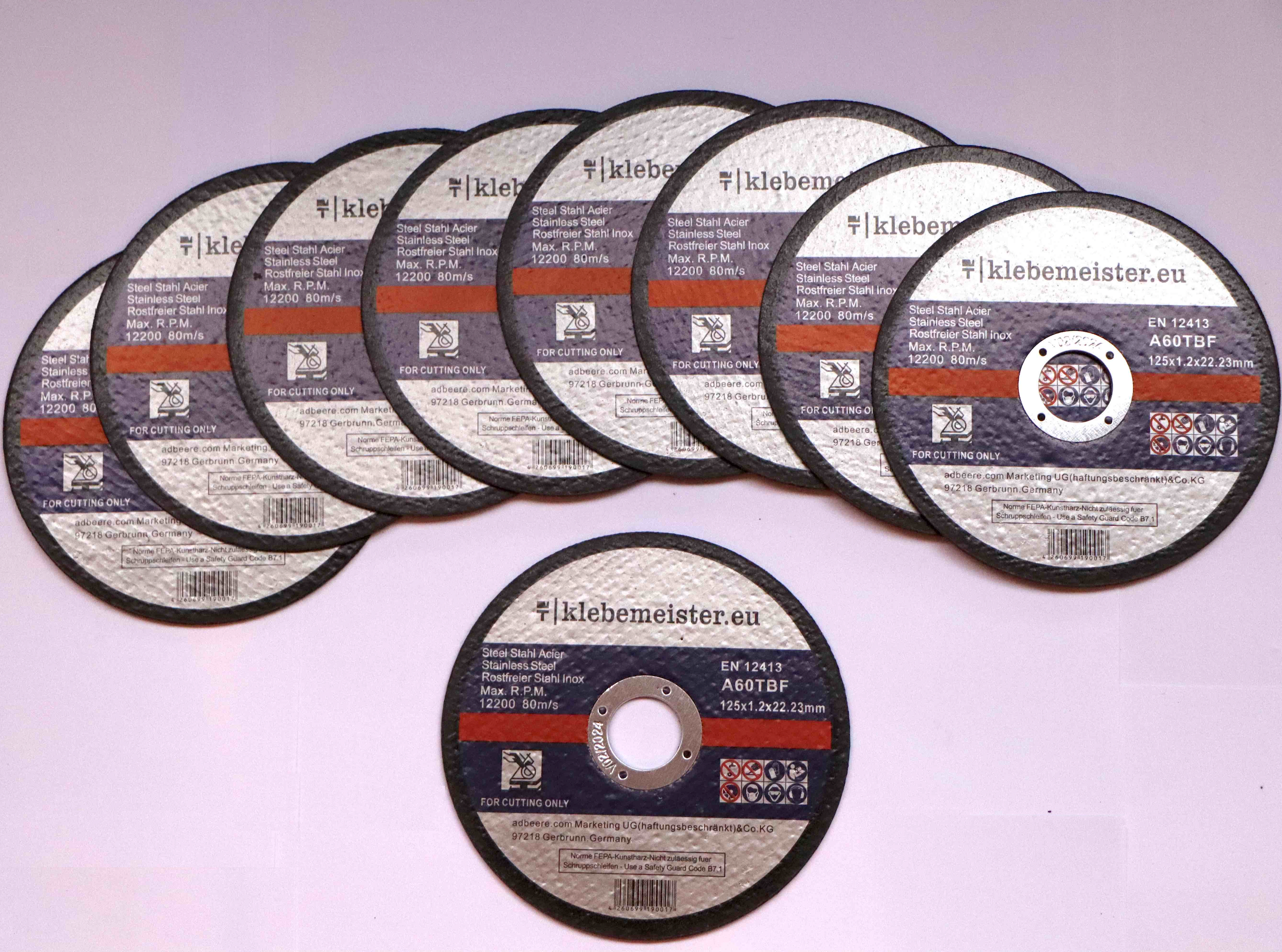 Trennscheiben ∅125mm STAHL INOX - ab 10er Pack