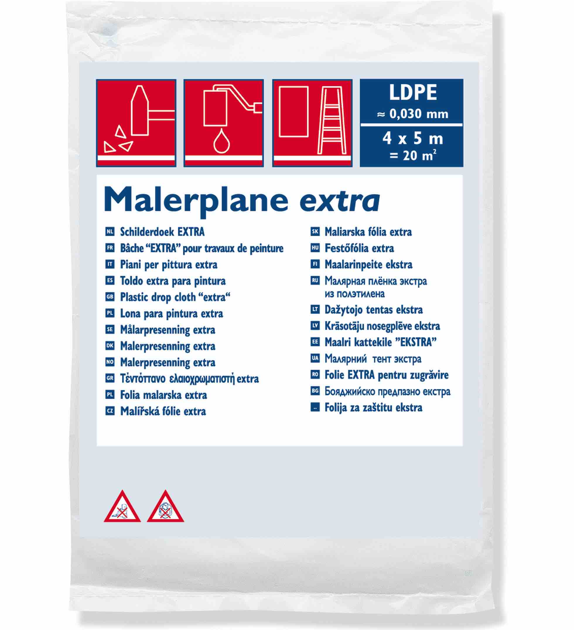 Abdeckfolie ⎥ Malerplane ⎥ Bauplane