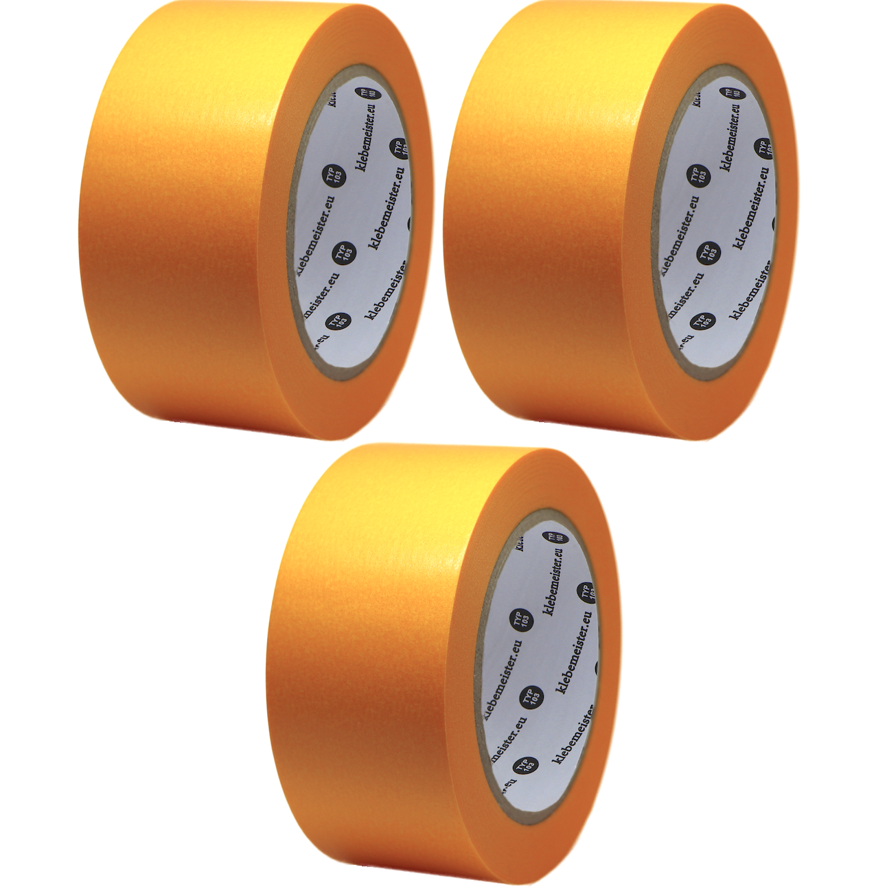 klebemeister® Goldband (50% FASERVERSTÄRKT) 50mm (ab 3er Pack)