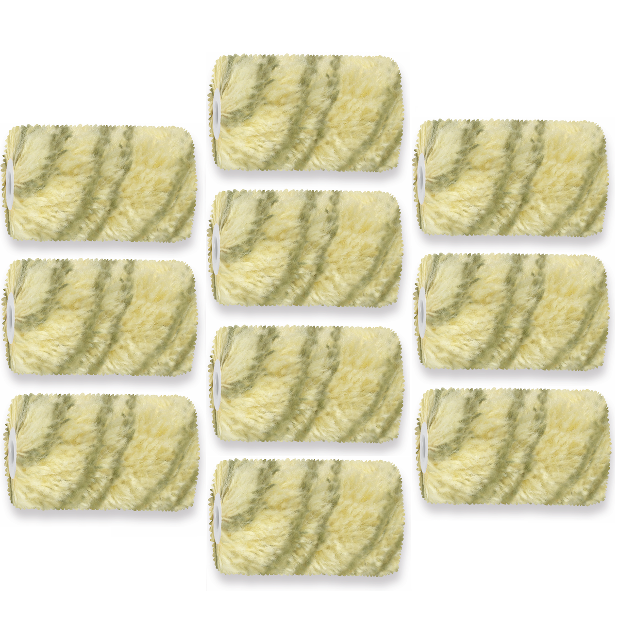 10er Set ⎥ Malerwalzen "Green Line" Breite 10cm, Pol 13mm, Kern15