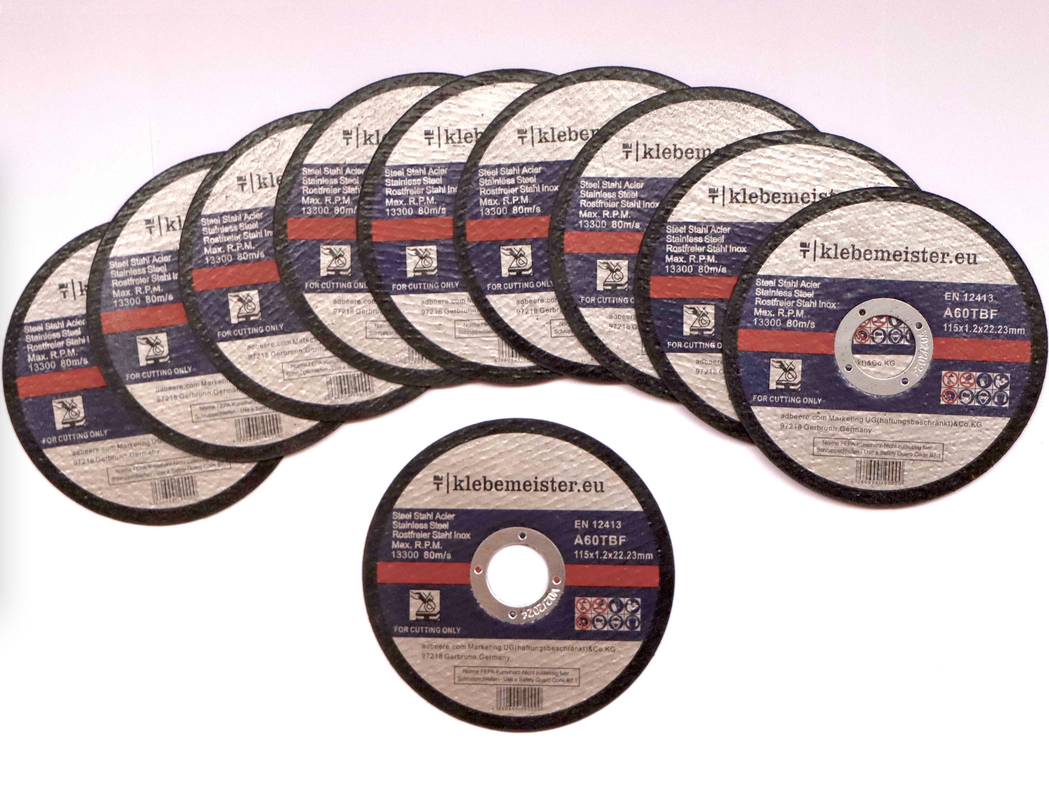 (AKTIONSRABATT) 50x Trennscheiben ∅115mm