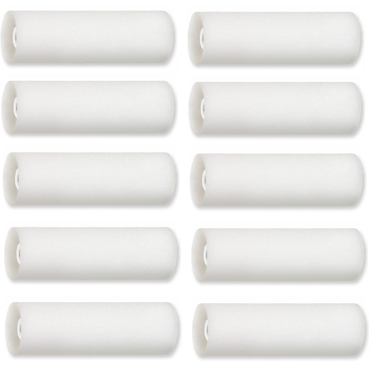 10er Set ⎥ Kleinflächenwalze "SUPERSCHAUM" Breite 11cm, Außen ∅35mm, Kern15