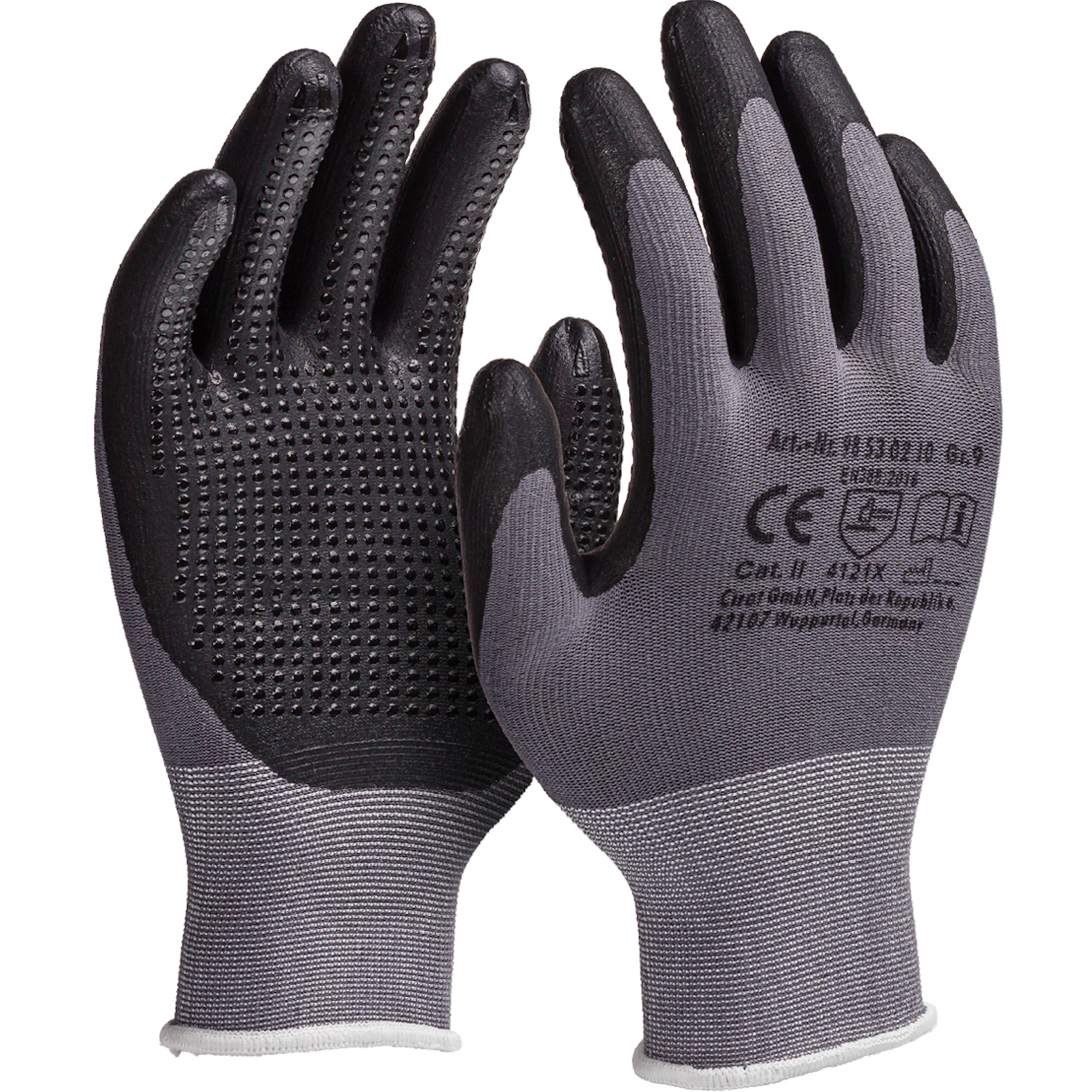 Premium Nitril Arbeitshandschuhe ⎥ genoppt