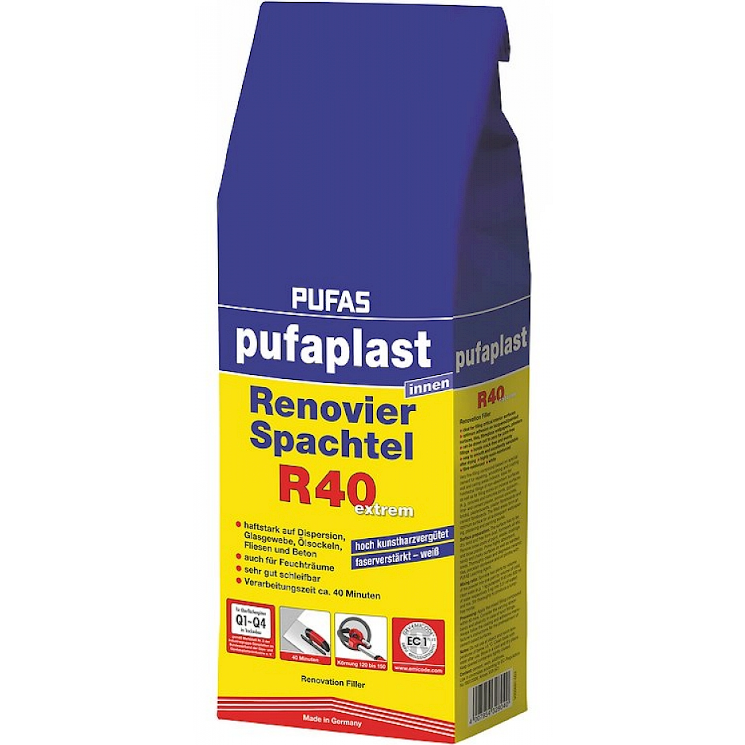 Pufas Pufaplast Renovier-Spachtel R40 extrem