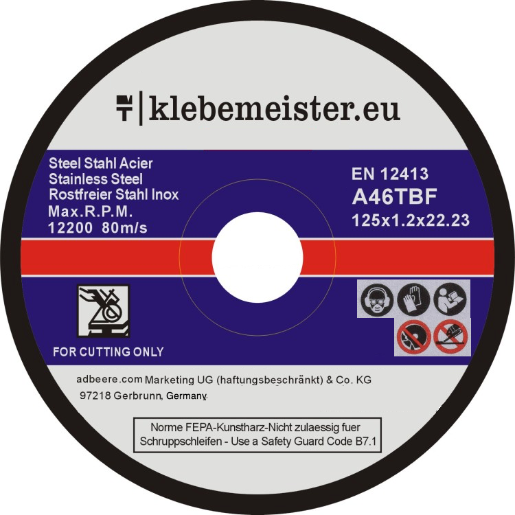 Trennscheiben ∅125mm STAHL INOX - ab 10er Pack