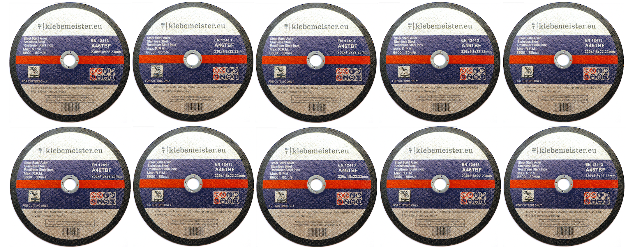 Trennscheiben ∅230mm STAHL INOX - ab 10er Pack