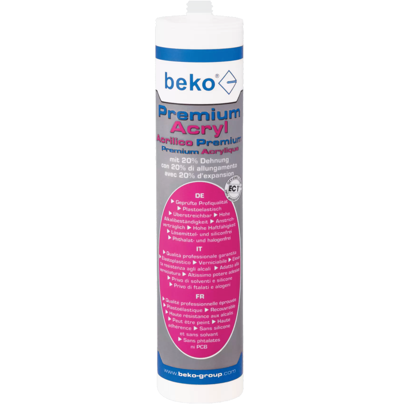 beko® Premium-Acryl mit 20% Dehnung