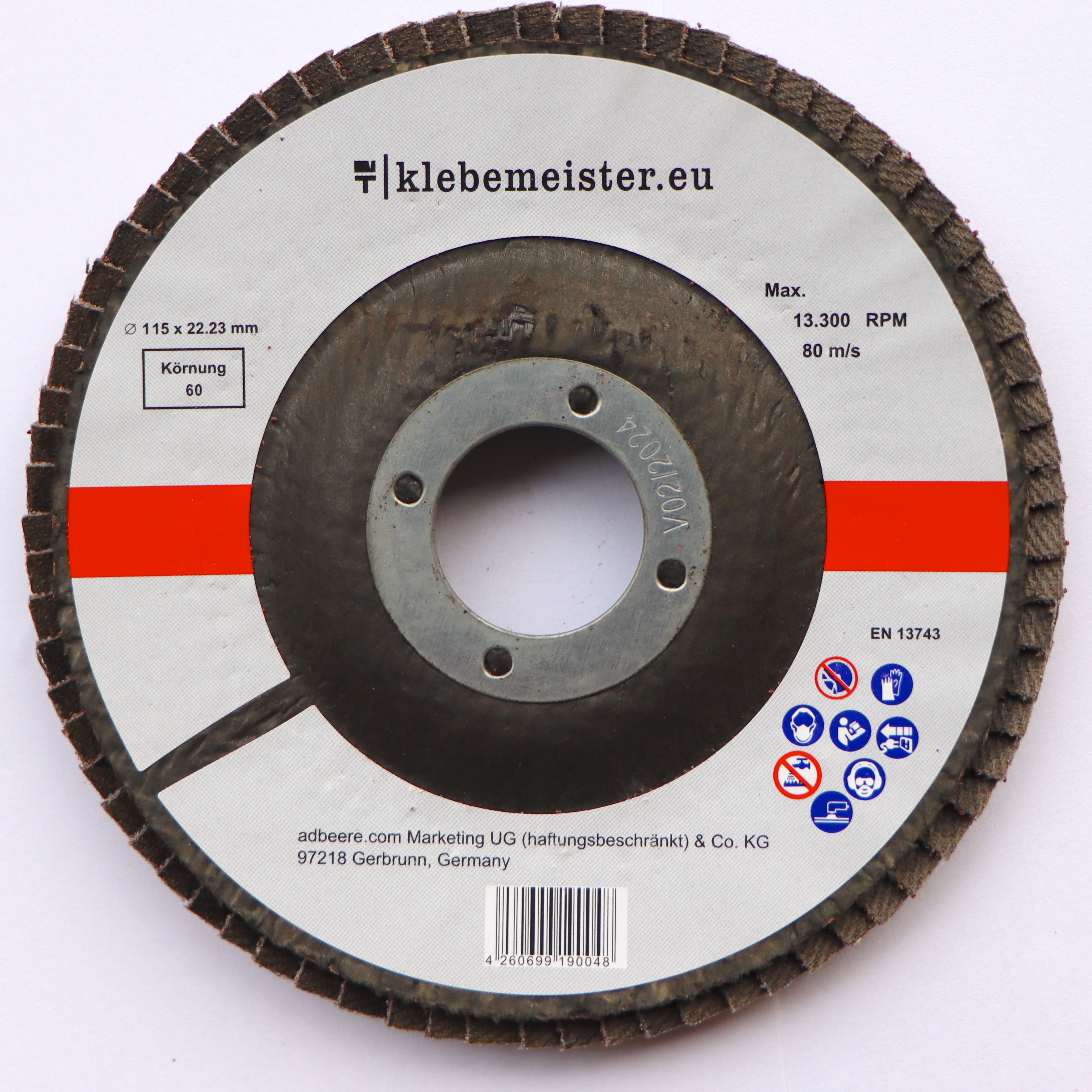 ∅115mm Fächerscheiben EDELSTAHL INOX⎥ ab 5erPack