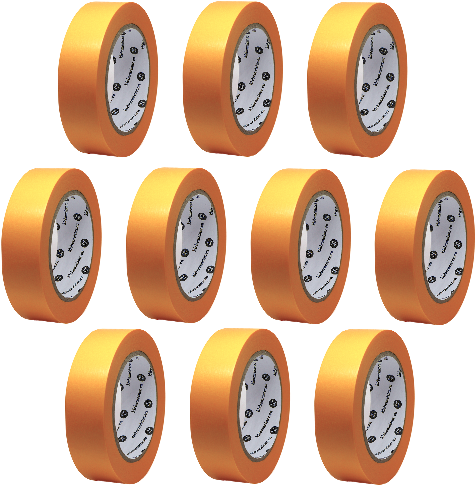 klebemeister® Goldband (50% FASERVERSTÄRKT) 30mm (ab 5erPack)