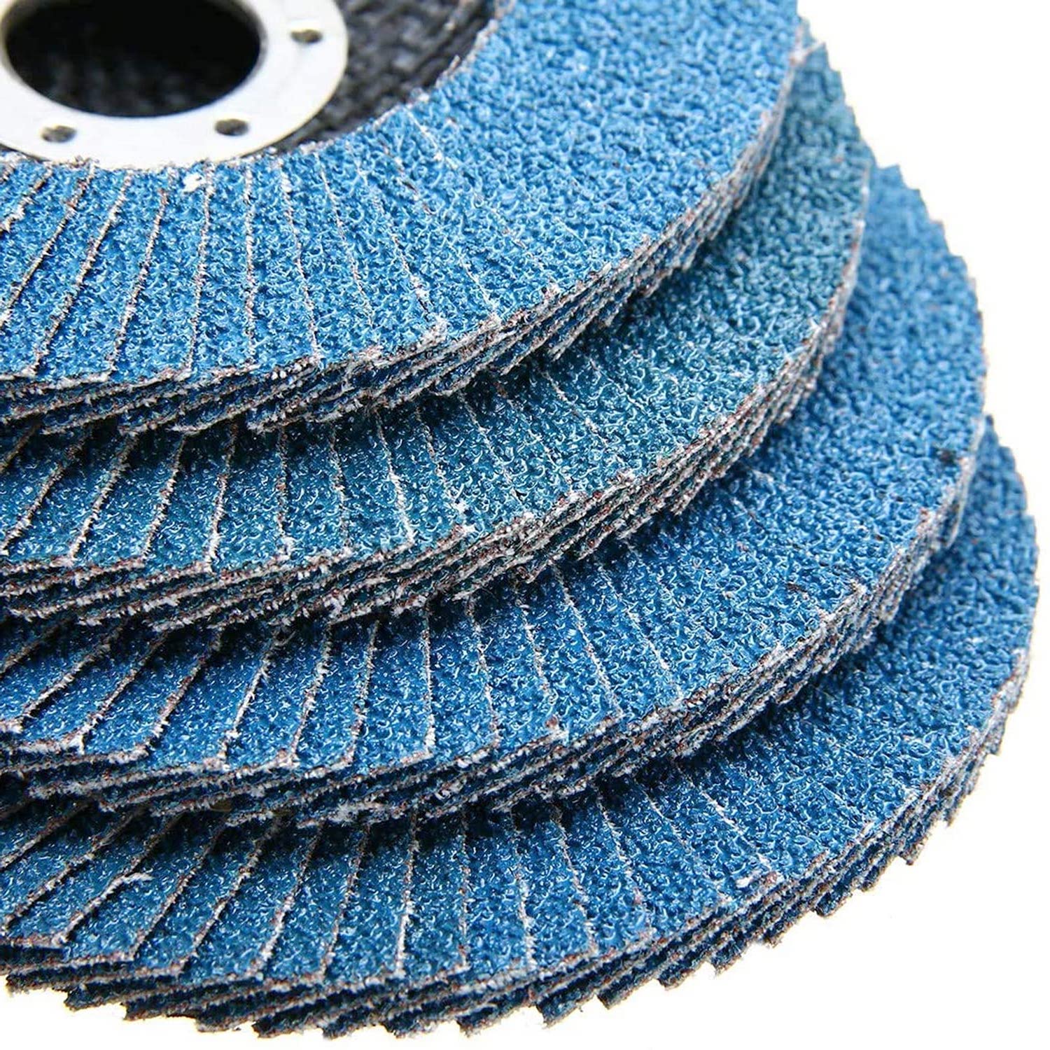 (AKTIONSRABATT) 15x Fächerscheiben (∅115mm, blau)