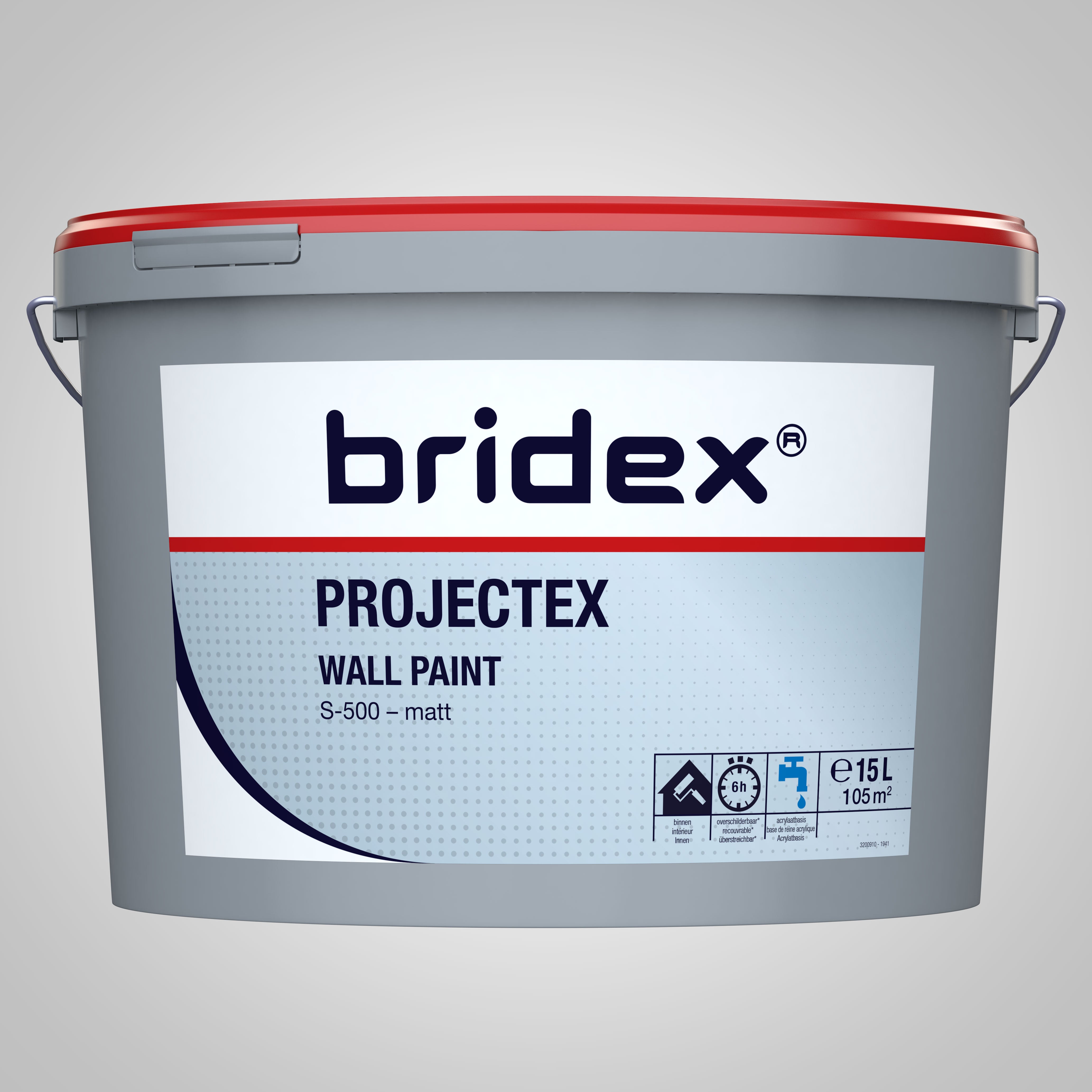 bridex® Projectex | Profi Innen-Wandfarbe Deckkraft Klasse 2
