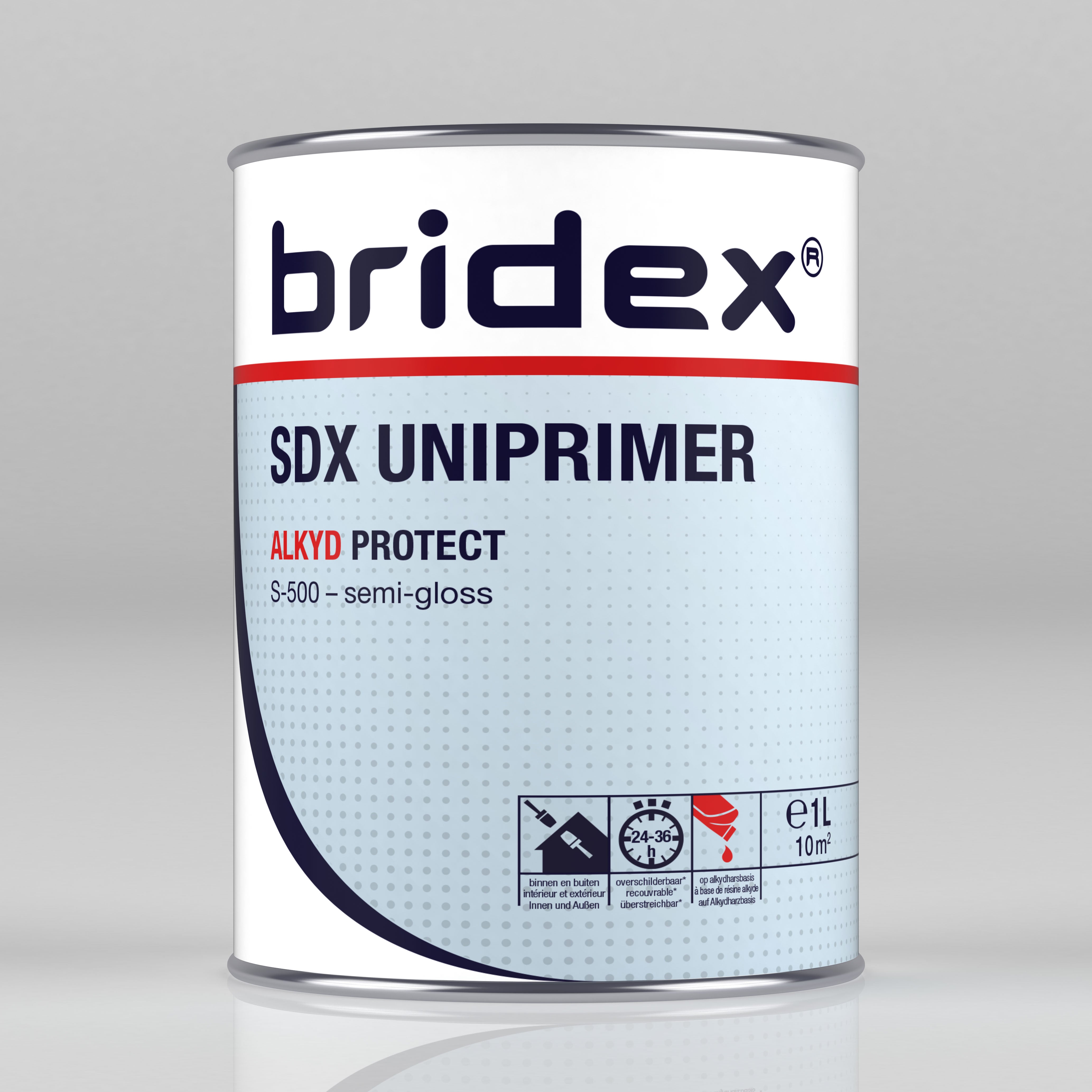 SDX Grundierung Uni Primer ALKYD Protect ⎥ bridex® ⎥ 1 Liter
